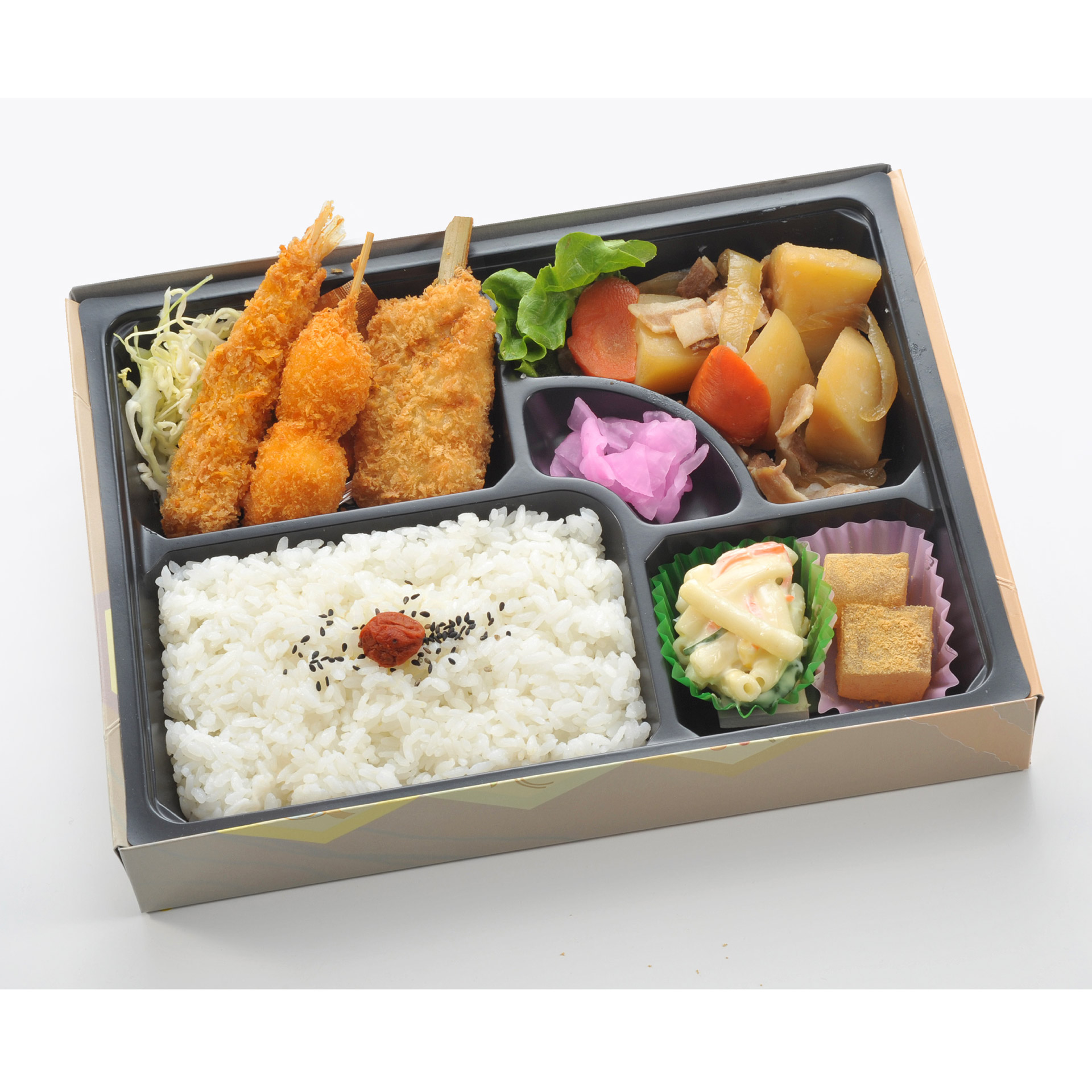 Mixフライ・肉じゃが弁当